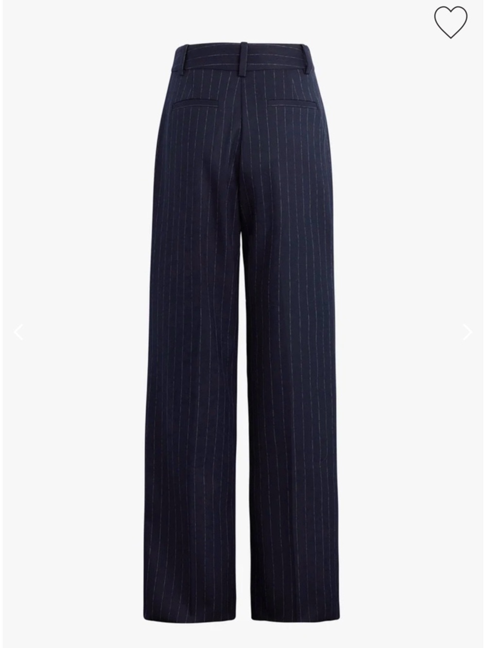 My Favorite Daughter - petite favorite pant in navy pinstripe